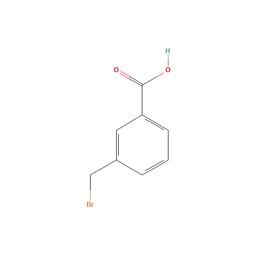 6515-58-8 3-(BROMOMETHYL)BENZOIC ACID chemical structure