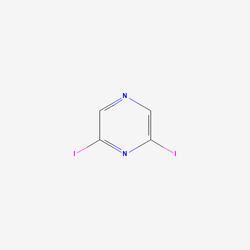58138-79-7 2,6-DIIODOPYRAZINE chemical structure