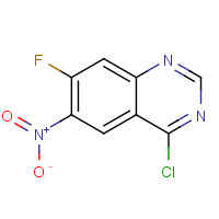 162012-70-6 4-CHLORO-7-FLUORO-6-NITRO-QUINAZOLINE chemical structure