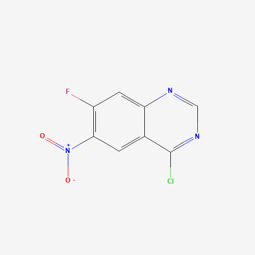 162012-70-6 4-CHLORO-7-FLUORO-6-NITRO-QUINAZOLINE chemical structure