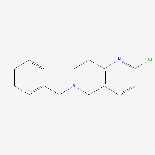 210539-04-1 6-BENZYL-2-CHLORO-5,6,7,8-TETRAHYDRO-1,6-NAPHTHYRIDINE chemical structure