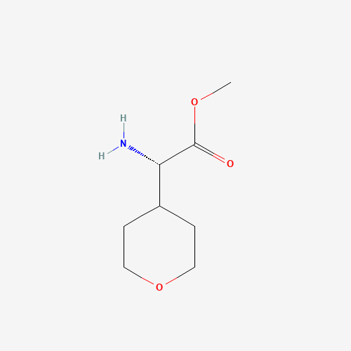 368866-32-4 (S)-AMINO-(TETRAHYDRO-PYRAN-4-YL)-ACETIC ACID METHYL ESTER chemical structure