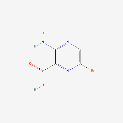 486424-37-7 3-Amino-6-bromopyrazine-2-carboxylic acid chemical structure