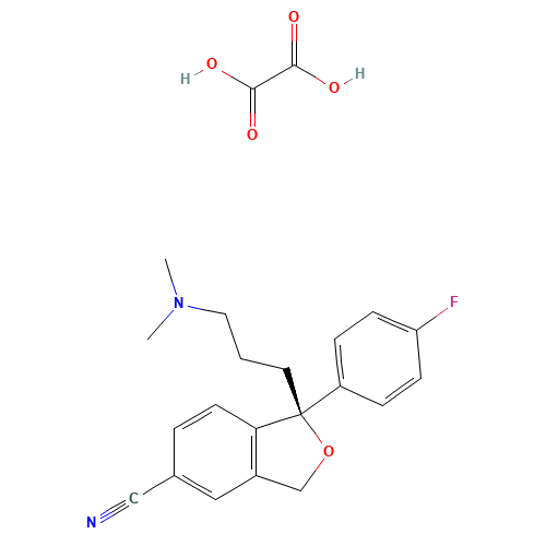 219861-08-2 Escitalopram oxalate chemical structure