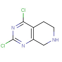 1000578-08-4 2,4-dichloro-5,6,7,8-tetrahydropyrido[3,4-d]pyrimidine HCl salt chemical structure