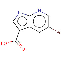 849068-61-7 5-BROMO-1H-PYRROLO[2,3-B]PYRIDINE-3-CARBOXYLIC ACID chemical structure