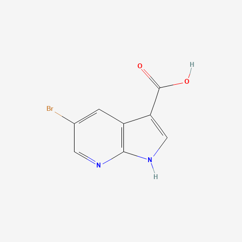 849068-61-7 5-BROMO-1H-PYRROLO[2,3-B]PYRIDINE-3-CARBOXYLIC ACID chemical structure