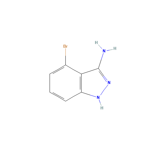 914311-50-5 3-AMINO-4-BROMO-1H-INDAZOLE chemical structure