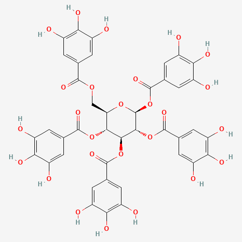 14937-32-7 1,2,3,4,6-PENTA-O-GALLOYL-BETA-D-GLUCOPYRANOSE chemical structure