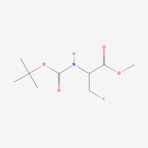 889670-02-4 (R)-METHYL 2-(TERT-BUTOXYCARBONYLAMINO)-3-IODOPROPANOATE chemical structure