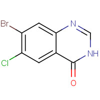17518-98-8 7-Bromo-6-chloro-4-quinazolinone chemical structure