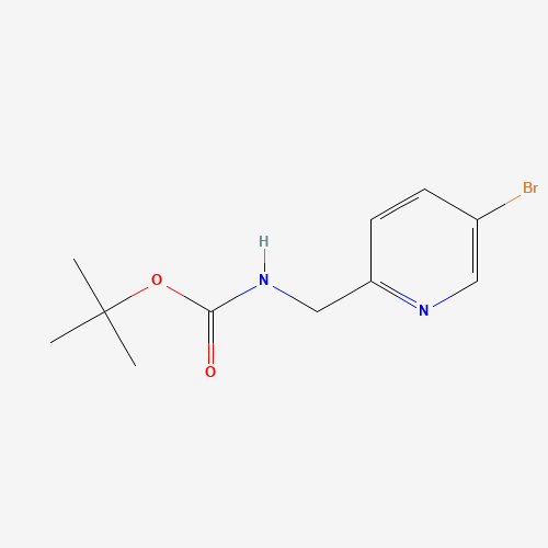 1188477-11-3 (5-BROMOPYRIDIN-2-YL)METHYL-CARBAMIC ACID TERT-BUTYL ESTER chemical structure
