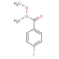 116332-54-8 4-FLUORO-N-METHOXY-N-METHYLBENZAMIDE chemical structure