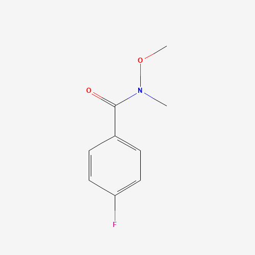 116332-54-8 4-FLUORO-N-METHOXY-N-METHYLBENZAMIDE chemical structure