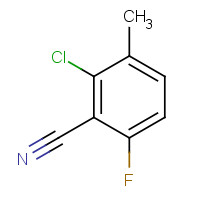 886500-98-7 2-CHLORO-6-FLUORO-3-METHYLBENZONITRILE chemical structure