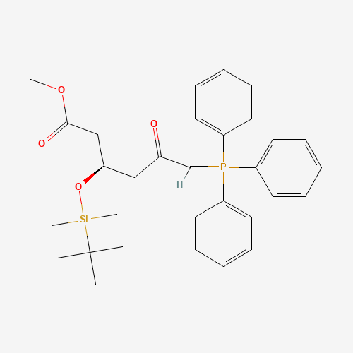 147118-35-2 Methyl (3R)-3-(tert-butyldimethylsilylox... chemical structure