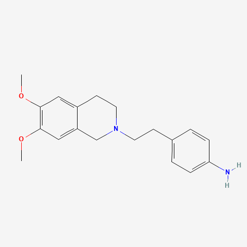 82925-02-8 4-[2-(3,4-DIHYDRO-6,7-DIMETHOXY-2(1H)-IS... chemical structure