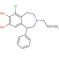 80751-65-1 (+/-)-6-CHLORO-7,8-DIHYDROXY-3-ALLYL-1-P... chemical structure