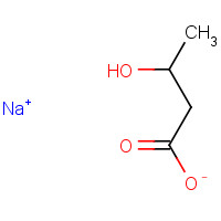 150-83-4 DL-3-HYDROXYBUTYRIC ACID SODIUM SALT chemical structure
