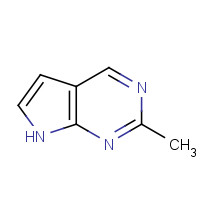 89792-07-4 7H-Pyrrolo[2,3-d]pyrimidine,2-methyl- chemical structure