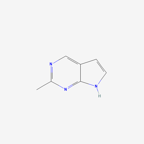 89792-07-4 7H-Pyrrolo[2,3-d]pyrimidine,2-methyl- chemical structure