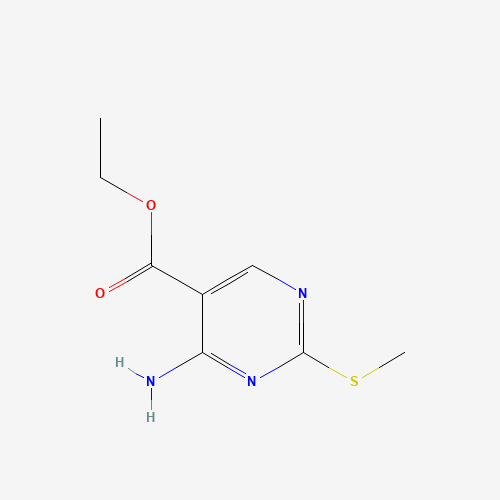 776-53-4 4-AMINO-2-METHYLSULFANYL-PYRIMIDINE-5-CA... chemical structure