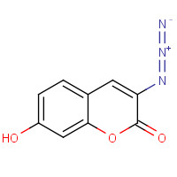 817638-68-9 3-azido-7-hydroxycoumarin chemical structure