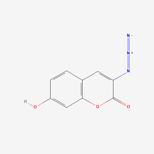 817638-68-9 3-azido-7-hydroxycoumarin chemical structure