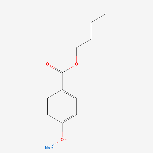 36457-20-2 Butylparaben sodium salt chemical structure