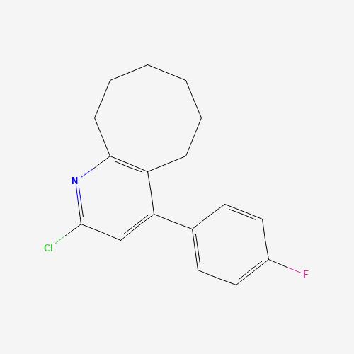 132813-14-0 2-Chloro-4-(4-fluorophenyl)-5,6,7,8,9,10... chemical structure