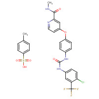 475207-59-1 Sorafenib tosylate chemical structure