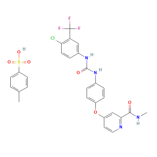 475207-59-1 Sorafenib tosylate chemical structure