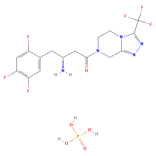 654671-78-0 Sitagliptin phosphate chemical structure