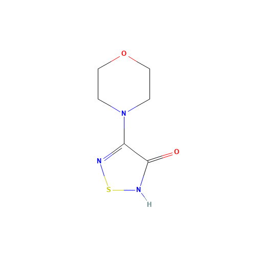 30165-97-0 4-MORPHOLIN-4-YL-1,2,5-THIADIAZOL-3-OL chemical structure