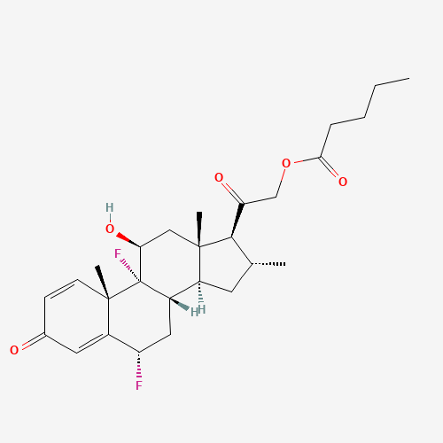 59198-70-8 Diflucortolone valerate chemical structure