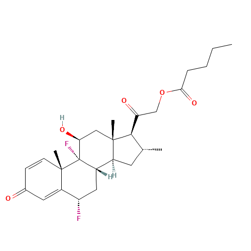 59198-70-8 Diflucortolone valerate chemical structure