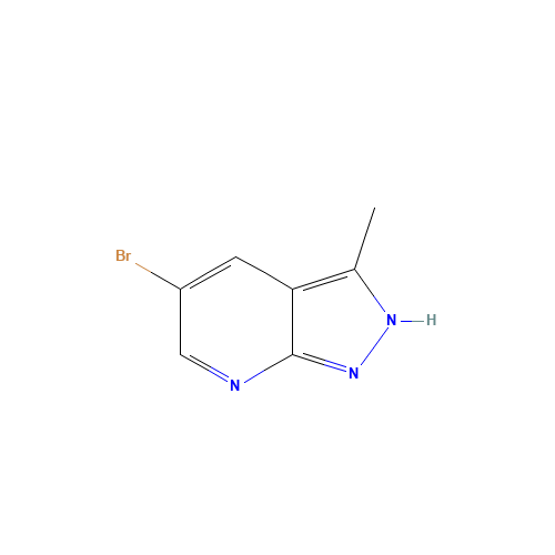 885223-65-4 5-BROMO-3-METHYL-1H-PYRAZOLO[3,4-B]PYRIDINE chemical structure