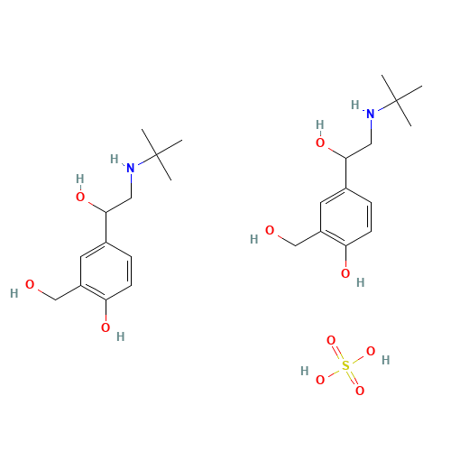 51022-70-9 ALBUTEROL SULFATE chemical structure