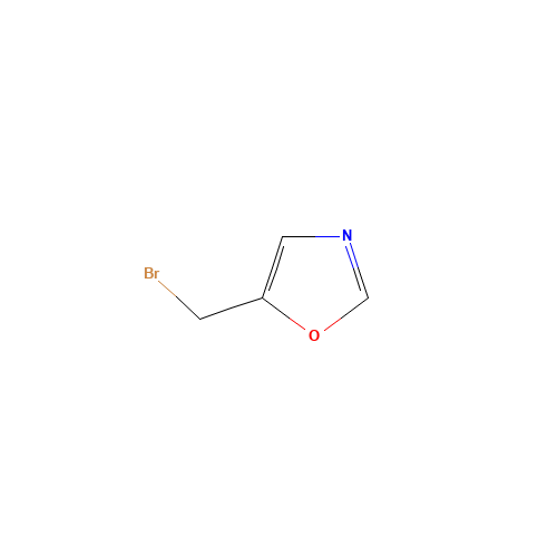 127232-42-2 5-(Bromomethyl)oxazole chemical structure