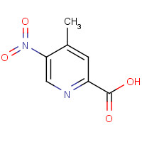 5832-43-9 4-Methyl-5-nitro-2-pyridinecarboxylic acid chemical structure