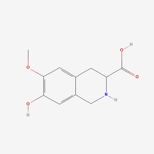 76824-93-6 1,2,3,4-Tetrahydro-7-hydroxy-6-methoxy-3-isoquinoline carboxylic acid chemical structure