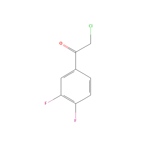 51336-95-9 2-Chloro-1-(3,4-difluoro-phenyl)ethanone chemical structure