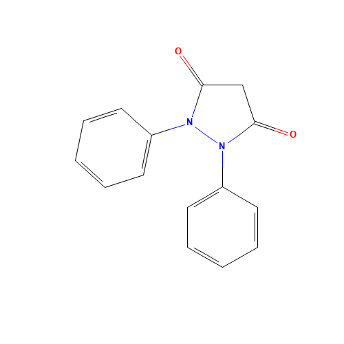 2652-77-9 1,2-Diphenyl-pyrazolidine-3,5-dione chemical structure