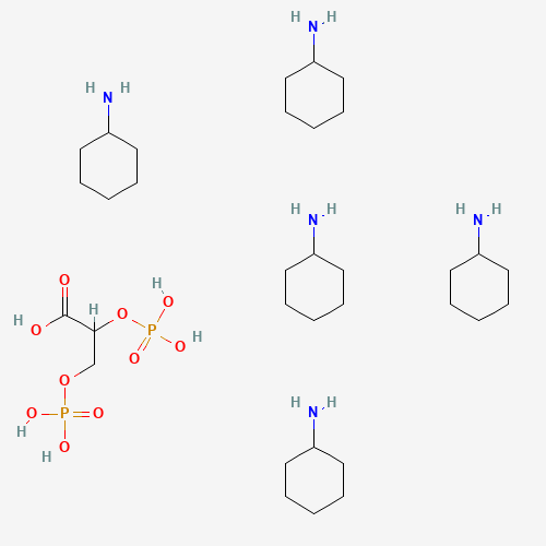 62868-79-5 2,3-Diphospho-D-glyceric acid pentacyclohexylamine salt chemical structure