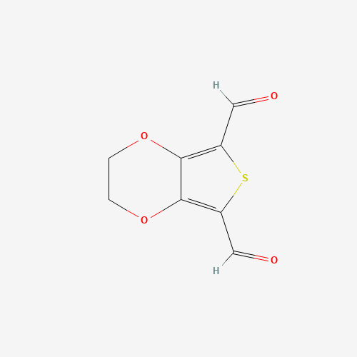 211235-87-9 2,3-Dihydrothieno[3,4-b][1,4]dioxine-5,7-dicarbaldehyde chemical structure