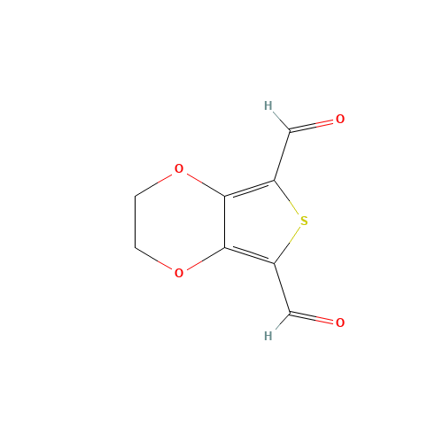211235-87-9 2,3-Dihydrothieno[3,4-b][1,4]dioxine-5,7-dicarbaldehyde chemical structure