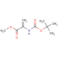 55477-80-0 Boc-dehydro-alanine methyl ester chemical structure