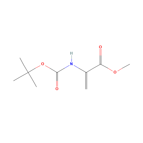 55477-80-0 Boc-dehydro-alanine methyl ester chemical structure