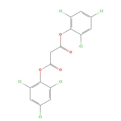 15781-70-1 Malonic acid bis(2,4,6-trichlorophenyl) ester chemical structure