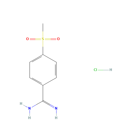 5434-06-0 4-Methanesulfonyl-benzamidine hydrochloride chemical structure